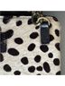 Parker Thatch 100% Leather Animal Print Black White Crossbody Bag One size - photo 11
