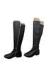 Michael Kors 100% Leather Black Boots Size 7 - photo 1