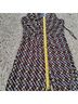 Free People Print Black Green Jumpsuit Size L - photo 10
