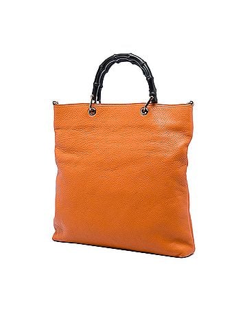 Gucci Tall Leather Bamboo Shopper Tote (view 2)