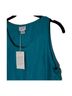Clio 100% Silk Solid Teal Tank Top Size S - photo 5