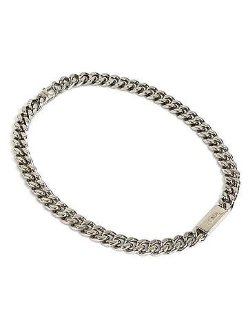Fendi Fendi necklace, metal, silver, men's, r11311a (view 1)