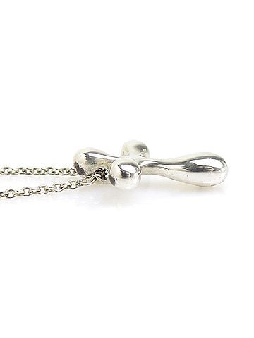 Tiffany & Co. Tiffany &amp; Co. Small Cross Necklace, Sterling Silver 925, Women's, r11317a (view 2)