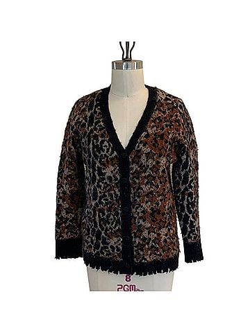 ALLSAINTS Leopard Star Cardigan (view 1)