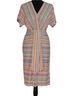 BCBGMAXAZRIA Chevron-herringbone Multi Color Casual Dress Size M - photo 1