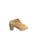 Dolce Vita 100% Suede Tan Ivory Mule/Clog Size 9 1/2 - photo 4