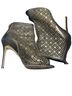 Badgley Mischka 100% Leather Solid Black Boots Size 8 1/2 - photo 5