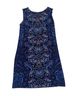Worthington Floral Blue Black Cocktail Dress Size S - photo 1