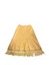 Finity Studio 100% Silk 100% Polyester Yellow Silk Skirt Size 12 - photo 1