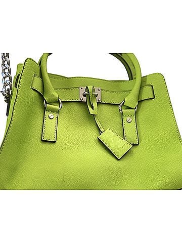 Michael Kors Leather Satchel (view 2)