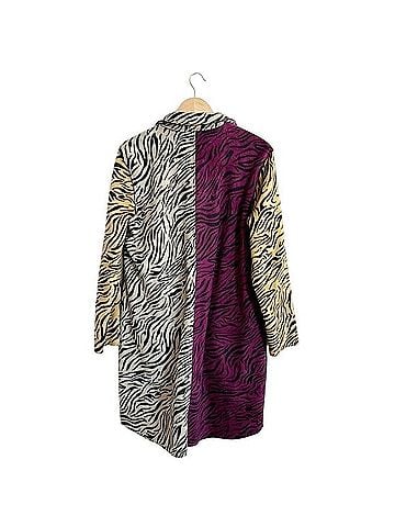 LOGO by Lori Goldstein Reversible Fleece Coat Coat (view 2)