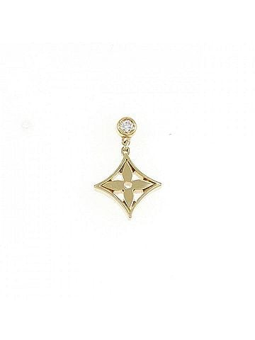 Louis Vuitton Louis Vuitton Puce Monogram Idylle Earring (Single Earring) (view 1)