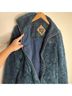 Pendleton 100% Acrylic 100% Polyester 56% Wool Solid Blue Green Jacket Size S - photo 6