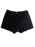 Levi's Black Denim Shorts Size 26 - photo 1