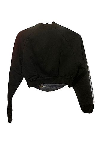 Forever 21 NASA Crop Top Long Sleeve T-Shirt (view 2)