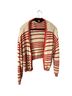 By Together 100% Cotton Stripes Red White Cardigan Size S - photo 1