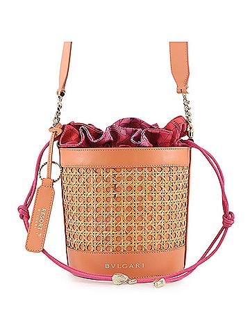 Bvlgari Bulgari Serpenti Bucket Bag Shoulder Leather Rattan BVLGARI Handbag (view 1)