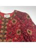 Papell Boutique Evening 100% Silk 100% Polyester Floral Graphic Red Jacket Size 14 - photo 9