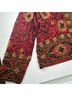 Papell Boutique Evening 100% Silk 100% Polyester Floral Graphic Red Jacket Size 14 - photo 12