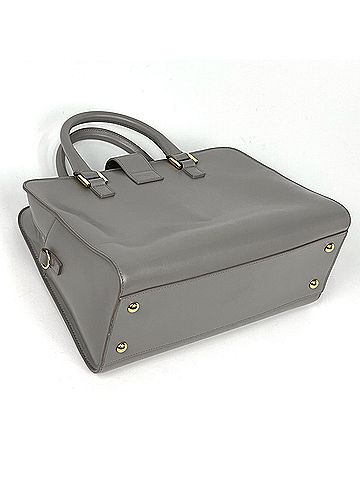 Yves Saint Laurent Yves Saint Laurent Saint Laurent Paris Cabas Bag, Small Handbag, 2-Way, Leather, Greige, 472469, Women's (view 2)