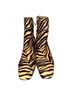 Sam Edelman 100% Calf Hair Animal Print Zebra Print Brown Yellow Boots Size 5 - photo 1