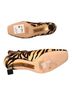 Sam Edelman 100% Calf Hair Animal Print Zebra Print Brown Yellow Boots Size 5 - photo 3