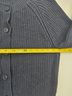 360 Sweater 100% Cotton Solid Blue Jacket Size S - photo 7