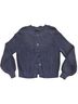 360 Sweater 100% Cotton Solid Blue Jacket Size S - photo 1