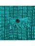 Lilly Pulitzer 100% Cotton Tweed Green Jacket Size S - photo 8
