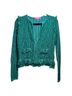 Lilly Pulitzer 100% Cotton Tweed Green Jacket Size S - photo 1