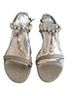 Badgley Mischka Gold White Sandals Size 7 1/2 - photo 4