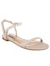 Badgley Mischka Gold White Sandals Size 7 1/2 - photo 1