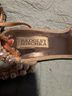 Badgley Mischka Gold White Sandals Size 7 1/2 - photo 3