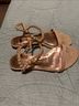 Badgley Mischka Gold White Sandals Size 7 1/2 - photo 12