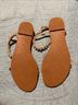 Badgley Mischka Gold White Sandals Size 7 1/2 - photo 13