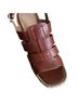 Lisa Vicky 100% Leather Brown Sandals Size 8 - photo 3