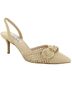 Charles David 100% Raffia Solid Tan Ivory Heels Size 8 1/2 - photo 1