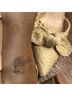 Charles David 100% Raffia Solid Tan Ivory Heels Size 8 1/2 - photo 6