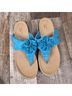Clarks Floral Blue Sandals Size 8 - photo 4