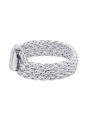 Hermès Hermes Bracelet Boucles Sellier Diane 3-strand SV925 Silver HERMES Chaine d'Ancre (view 2)