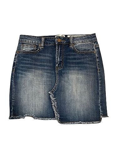 Indigo Rein Denim Skirt (view 1)