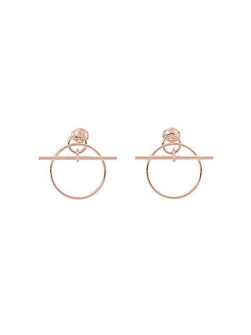 Hermès Hermes Earrings, Loop Echappé PM, 18KPG Pink Gold, HERMES Earrings (view 1)