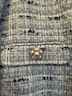 Lilly Pulitzer 100% Polyester Solid Tweed Blue Silver Jacket Size 16 - photo 8