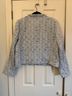 Lilly Pulitzer 100% Polyester Solid Tweed Blue Silver Jacket Size 16 - photo 10