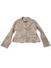 Caribbean Joe 100% Cotton Paisley Tan Blazer Size 4 - photo 1