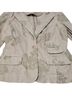 Caribbean Joe 100% Cotton Paisley Tan Blazer Size 4 - photo 7