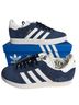 Adidas Blue White Gold Sneakers Size 4 - photo 1