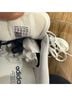 Adidas Blue White Gold Sneakers Size 4 - photo 6