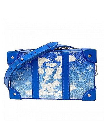 Louis Vuitton Louis Vuitton Monogram Clouds Soft Trunk Wallet Shoulder Bag M45432 Blue White Men's Women's (view 1)