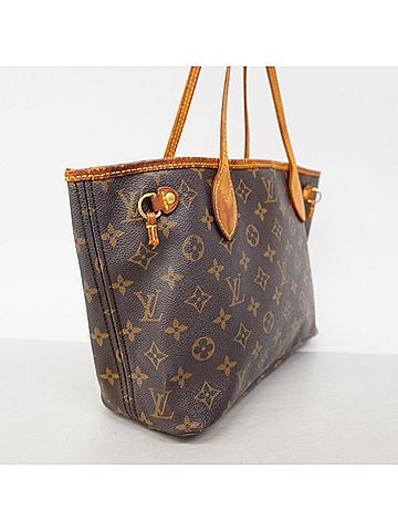 Louis Vuitton Louis Vuitton Monogram Neverfull PM Tote Bag M40155 Brown (Women's) (view 2)